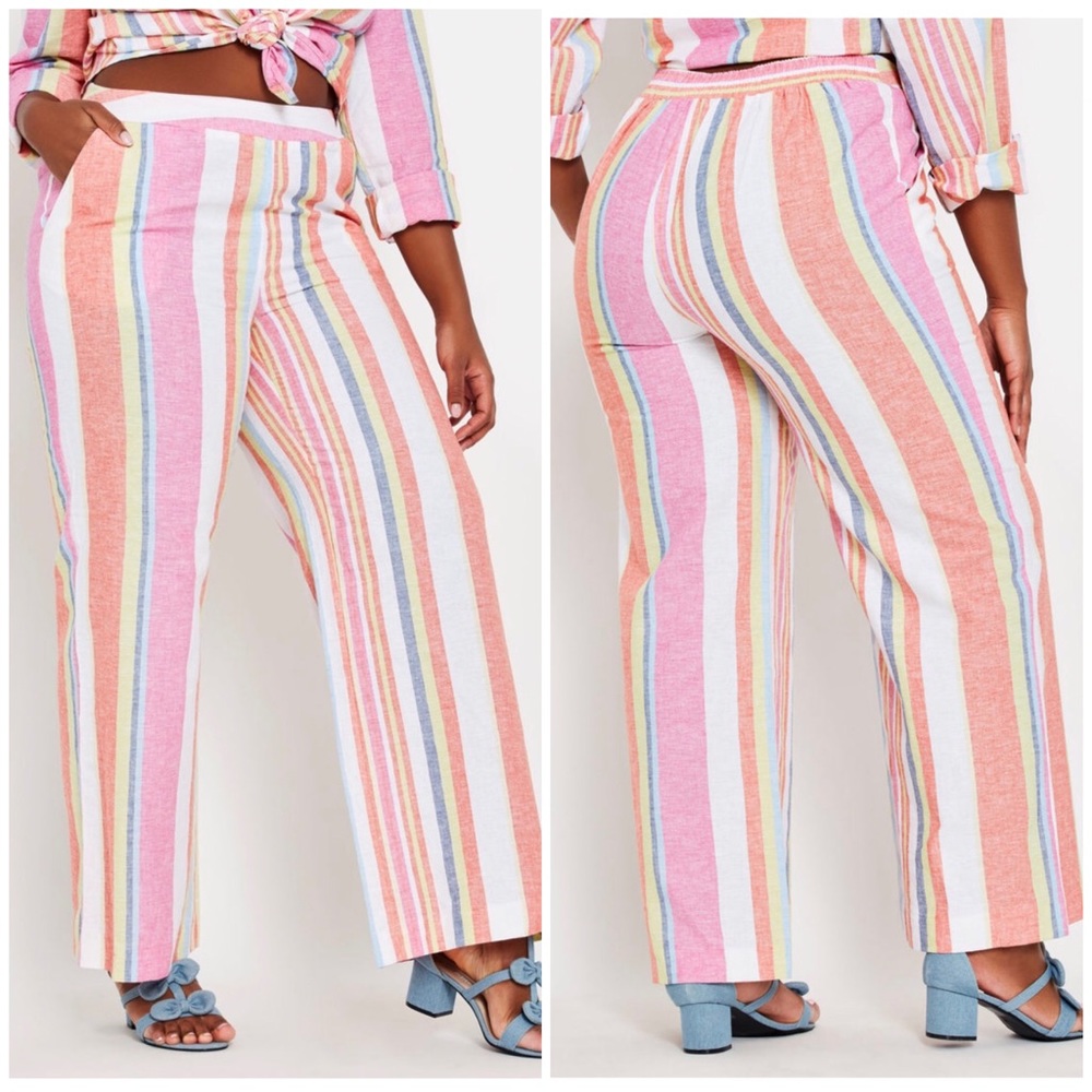 *HP* 🎉Multi-Stripped 2 Piece Co-Ordinate.🌷💕 - Picture 3 of 6